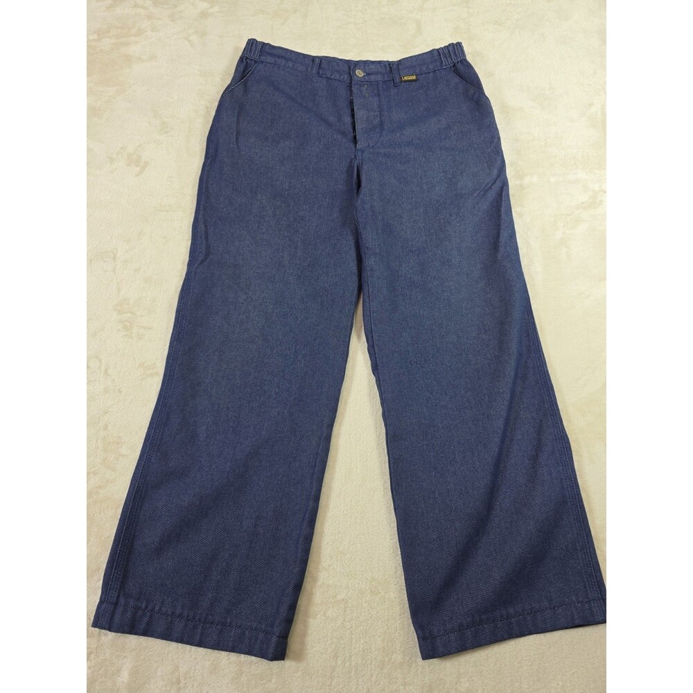 LE LABOUREUR Denim (Euro Sz 46) L/XL  French Button Fly Farm Pants Work Trousers